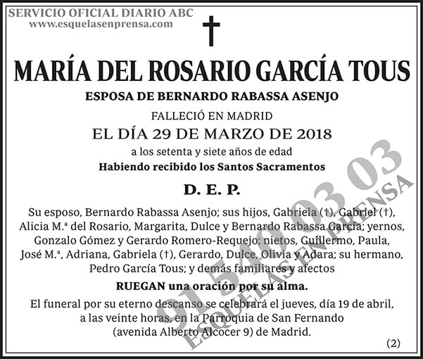María del Rosario García Tous